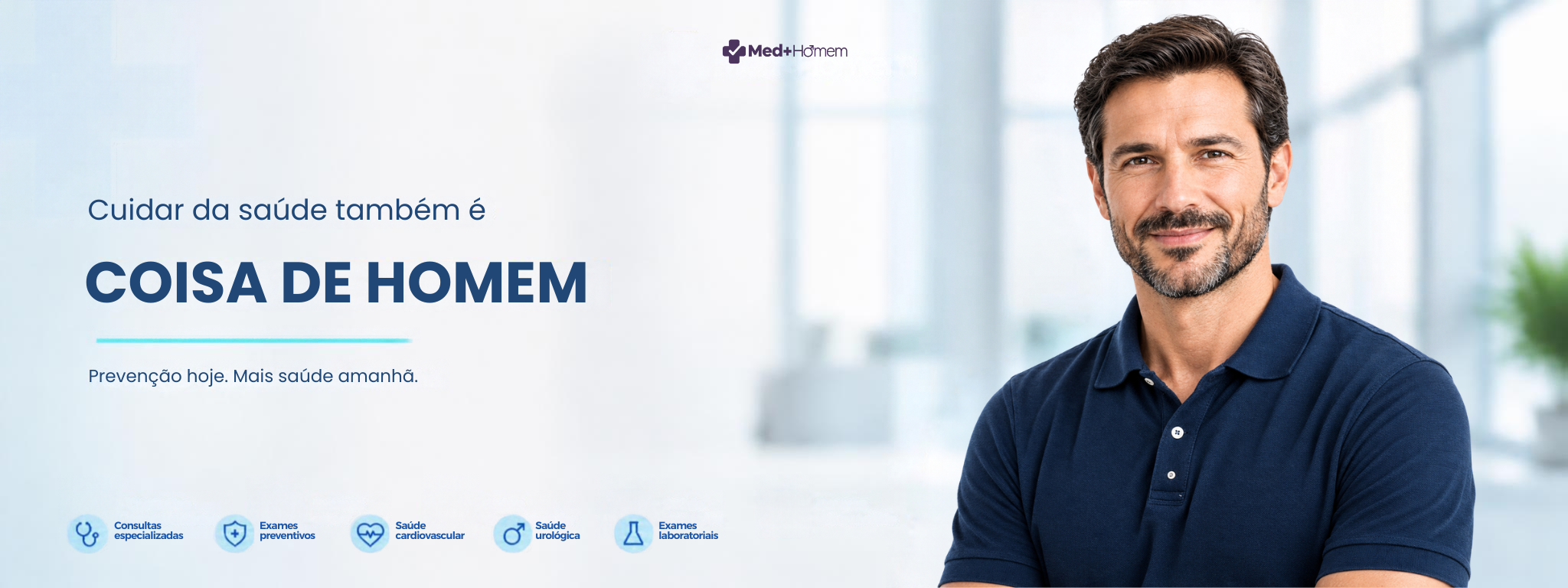 Med+Homem - Cuidados com a saúde masculina